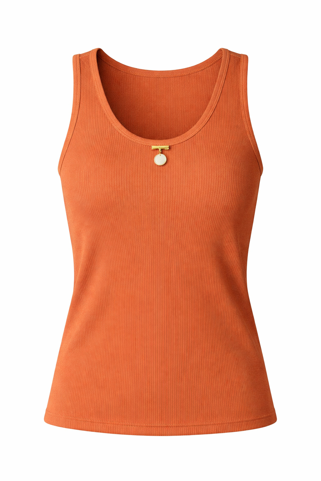 Ribbed Singlet with Pin