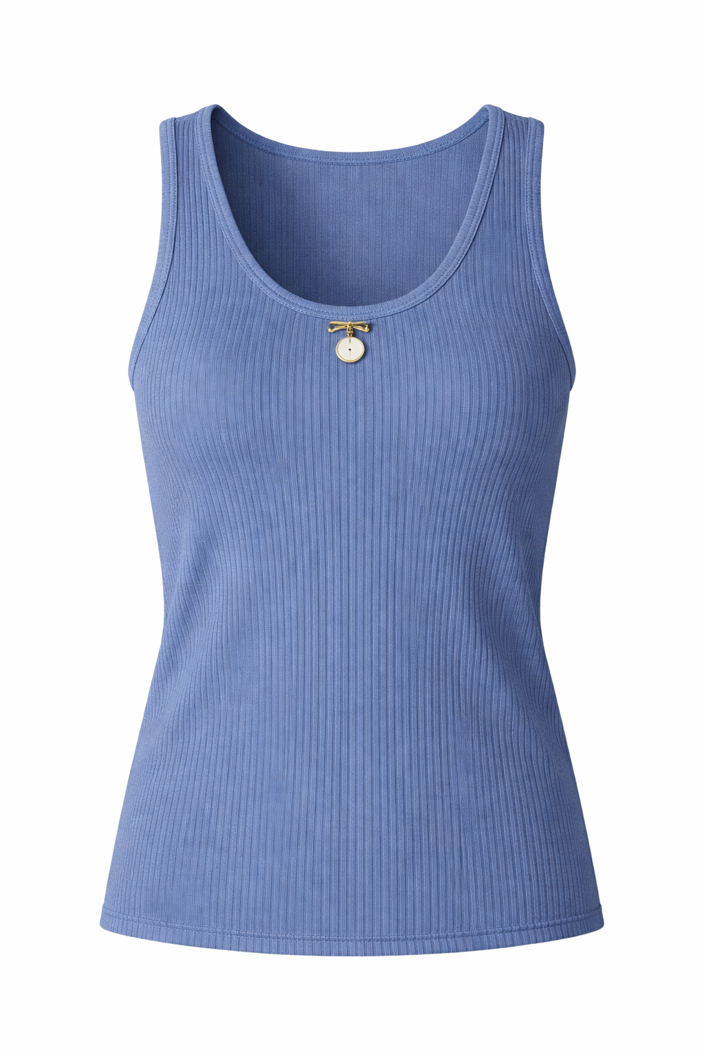 Ribbed Singlet with Pin