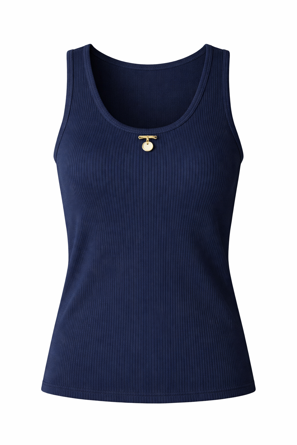 Ribbed Singlet with Pin