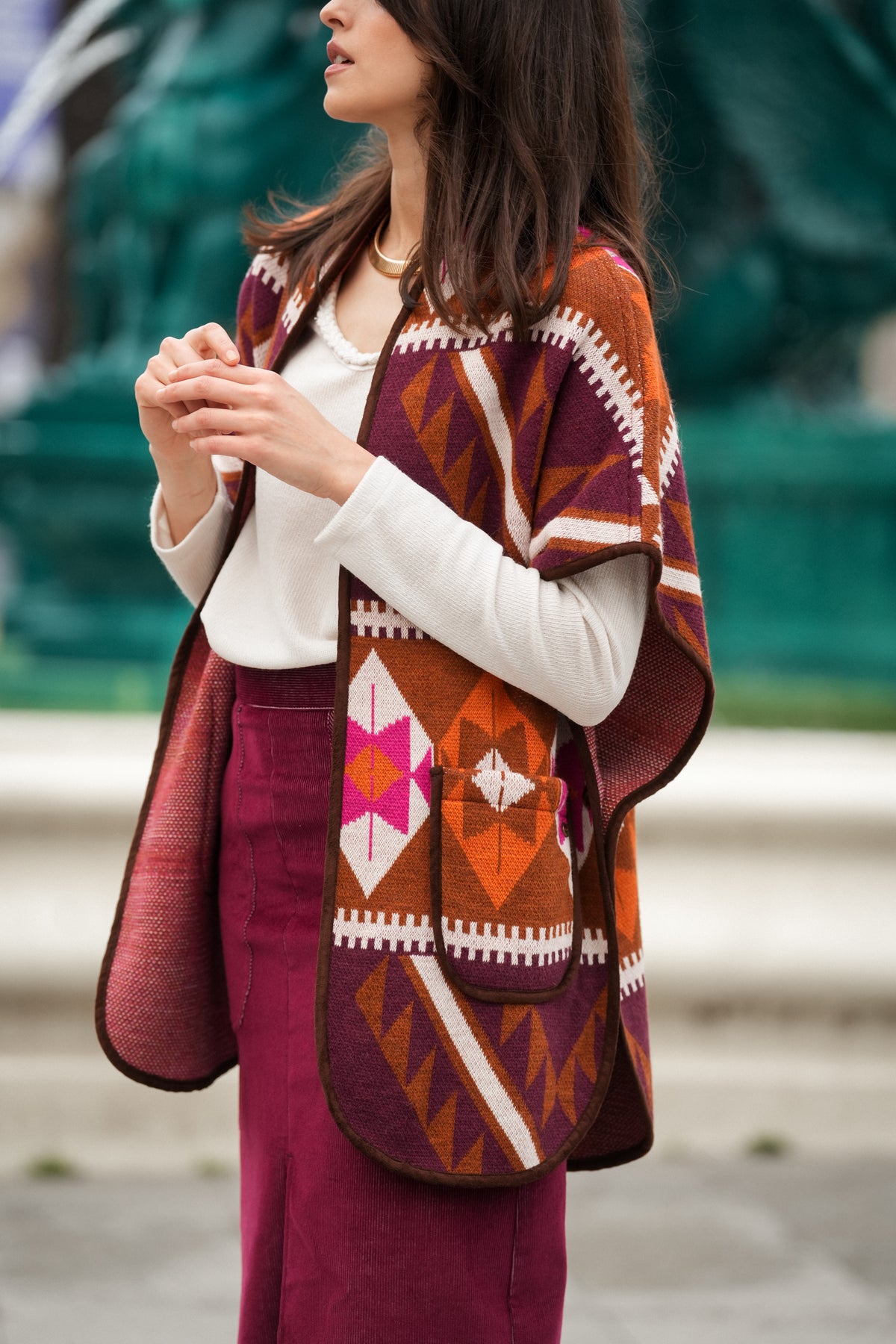 Ethnic Jacquard Jacket