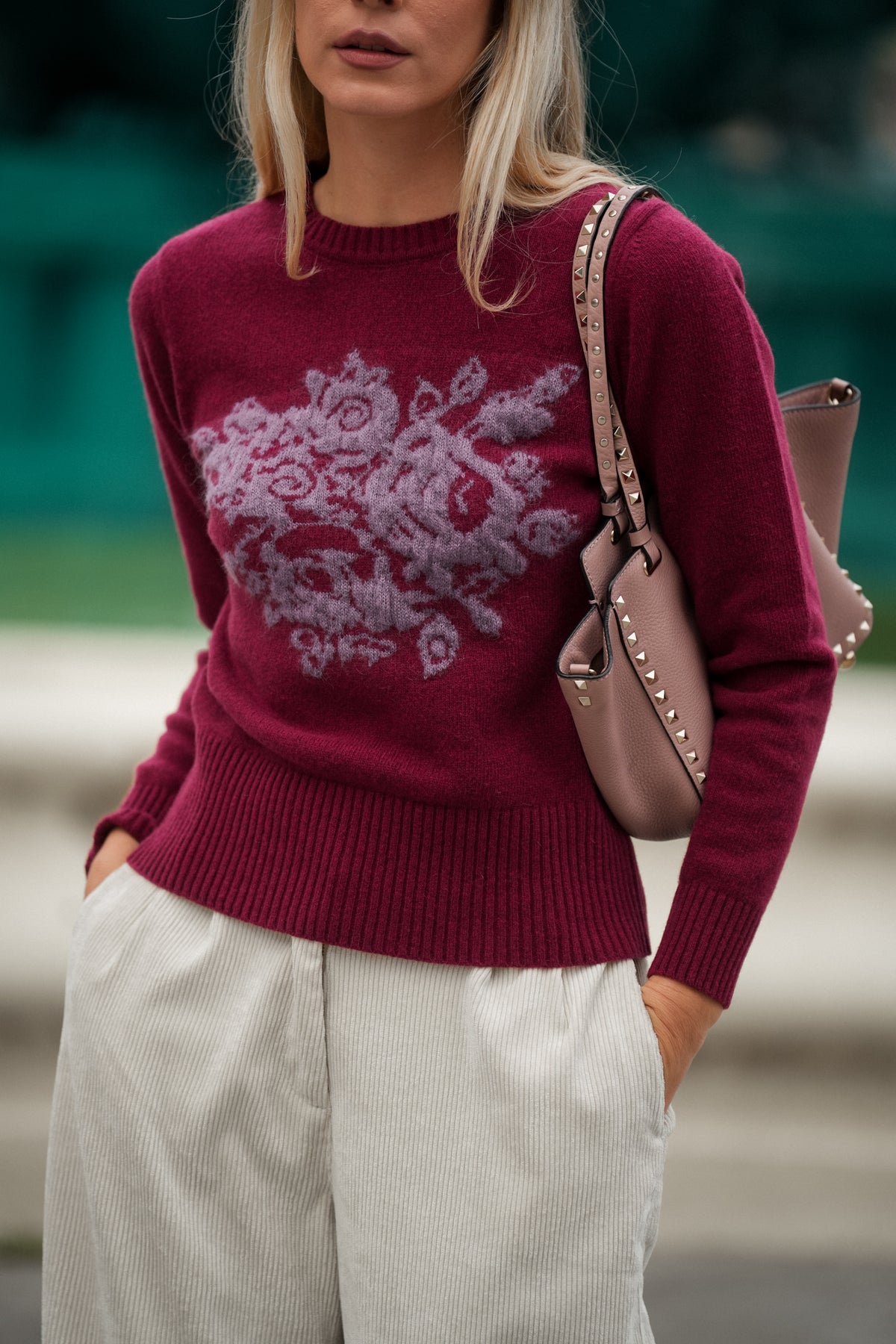 Camisola com Desenho Jacquard