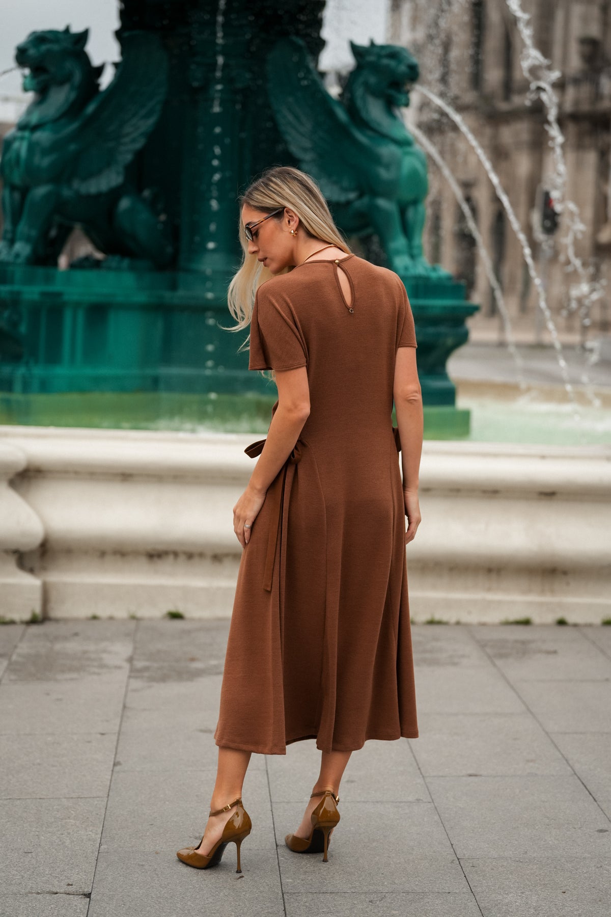 Vestido em Malha | GUIMANOS – vista 2