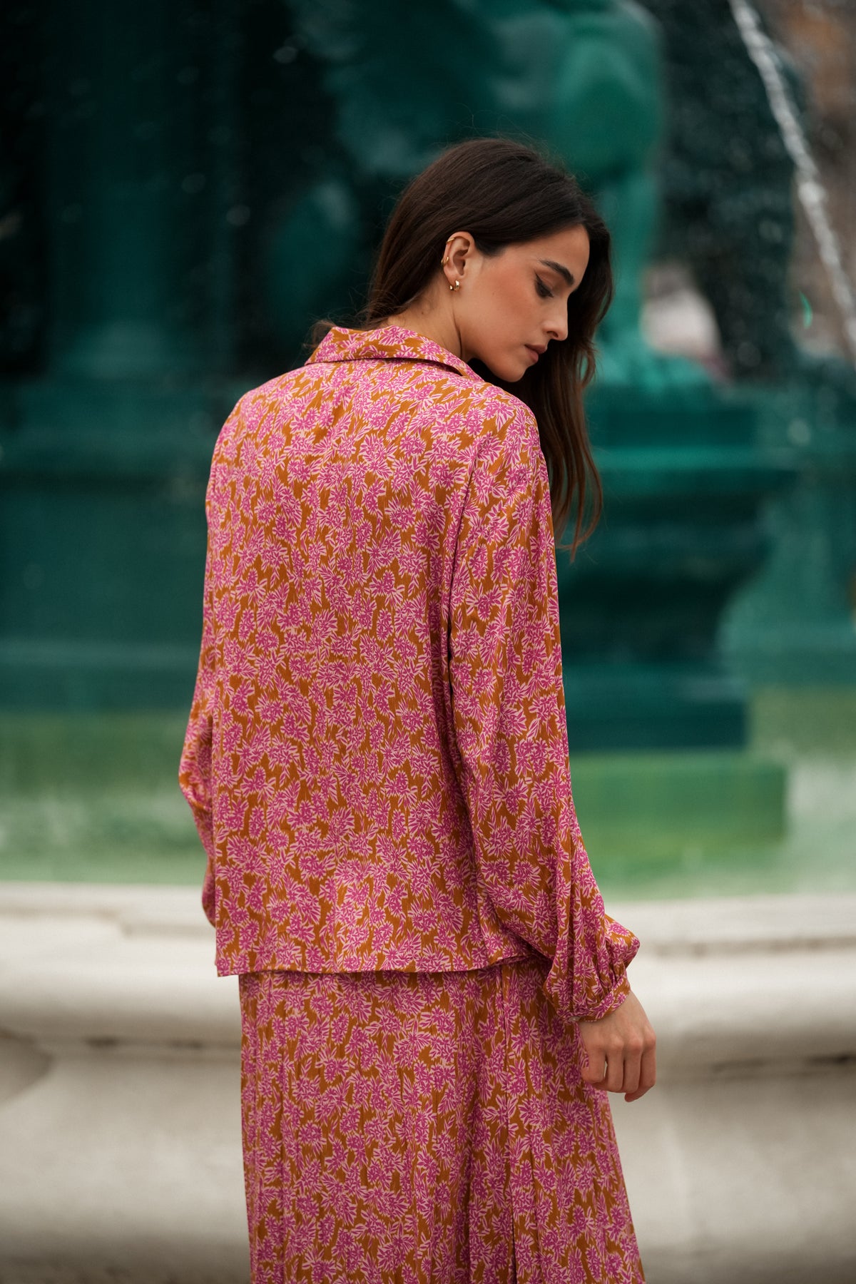 Camisa Estampada Oversized