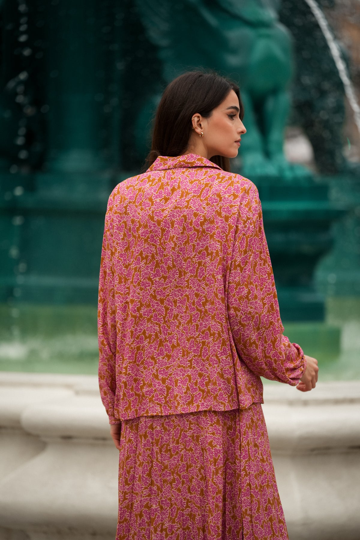 Camisa Estampada Oversized