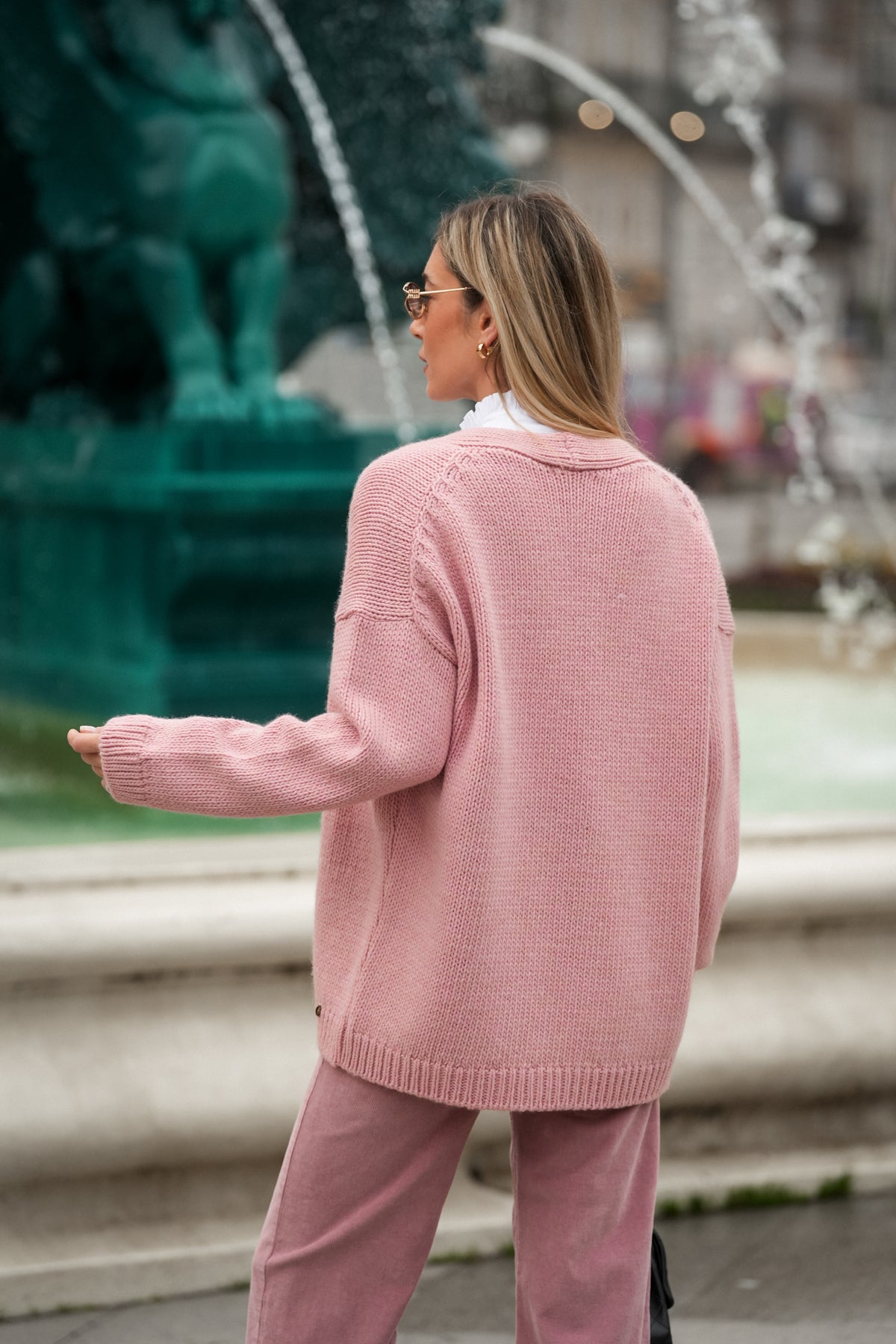 Malha Cardigan Oversized | GUIMANOS – vista 3