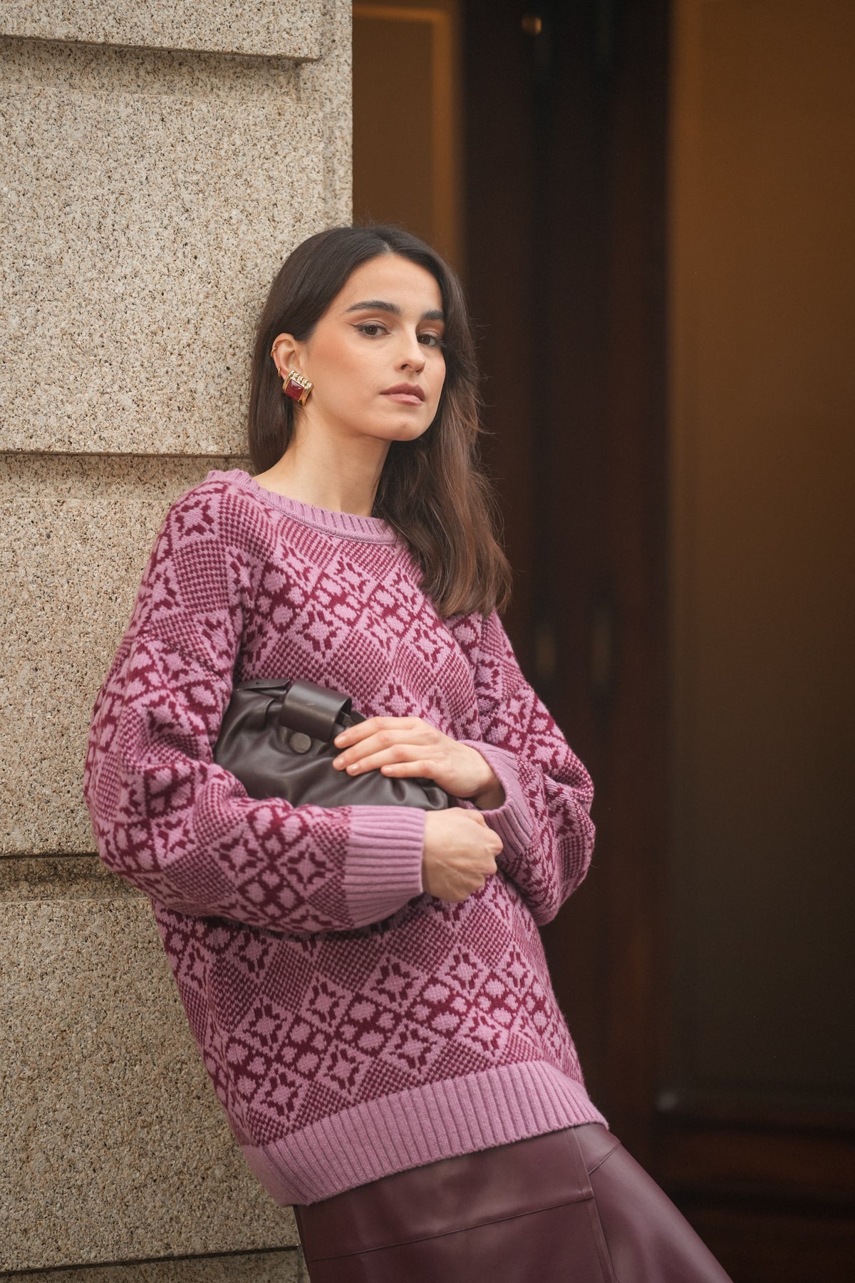 Camisola Jacquard
