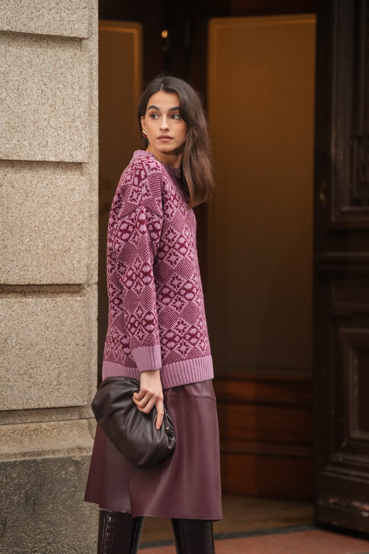 Camisola Jacquard