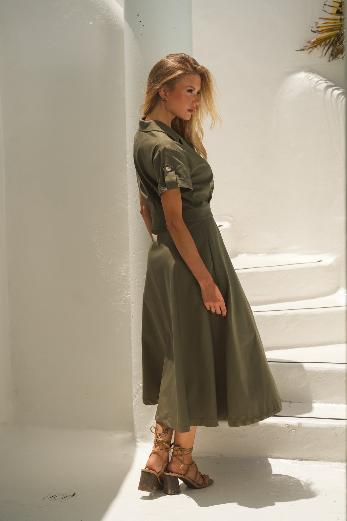 Vestido Camiseiro Verde