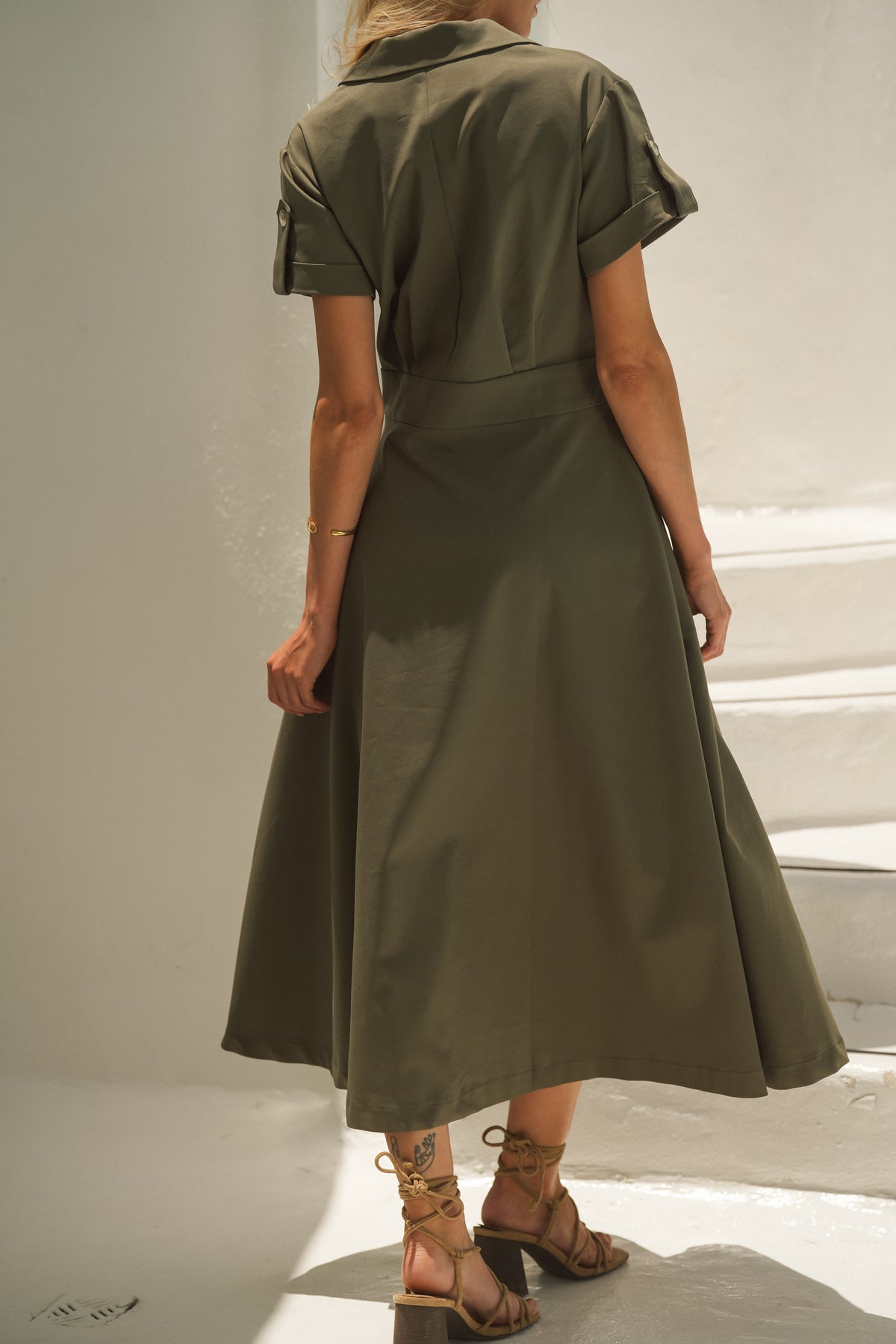 Vestido Camiseiro Verde