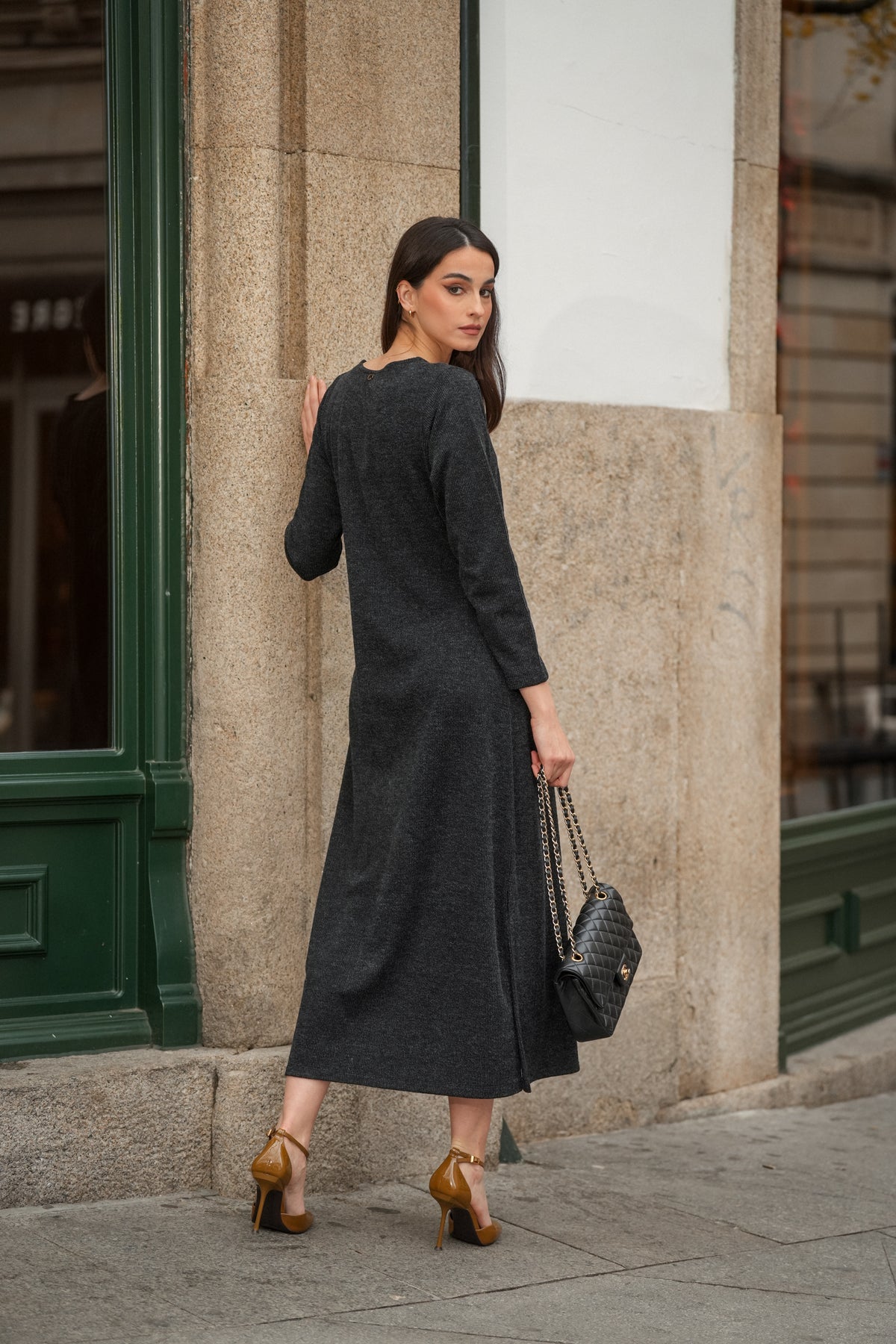 Vestido Malha Siena | GUIMANOS – vista 3