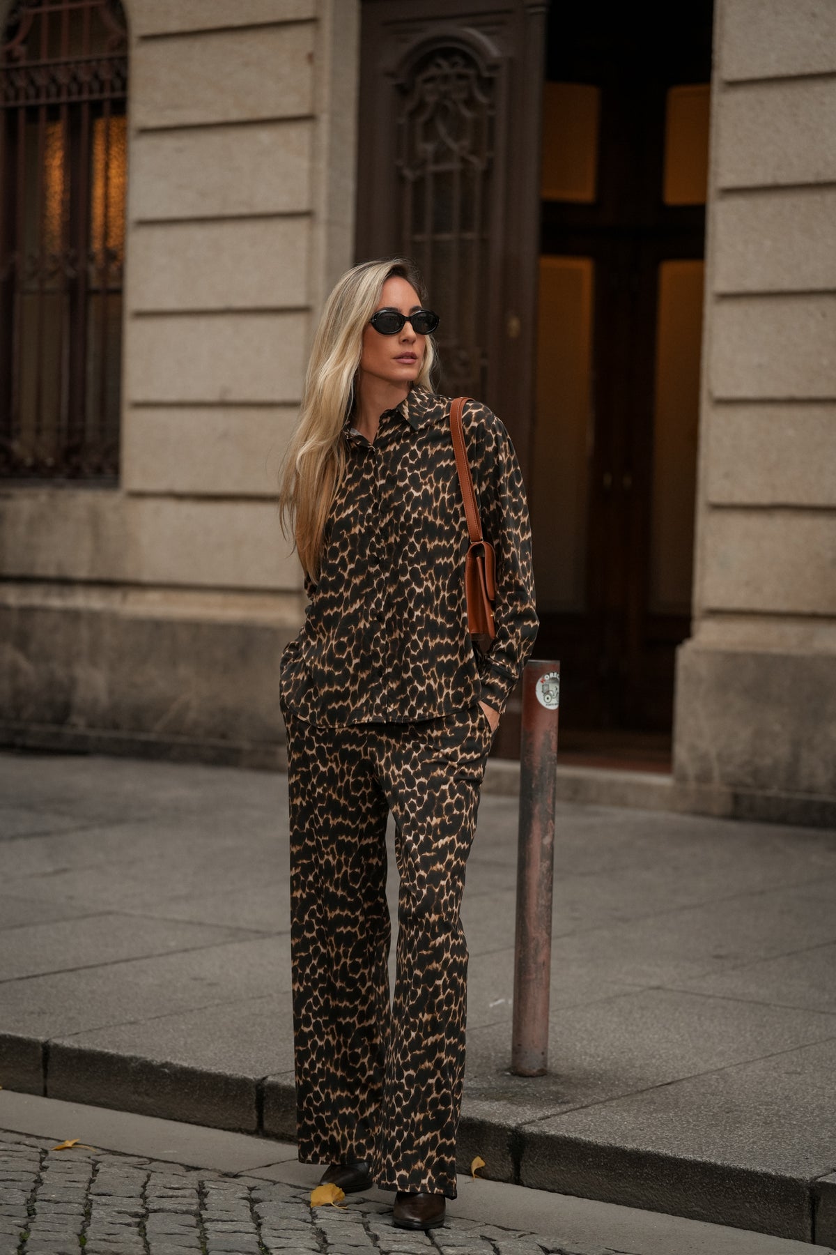 Blusa Animal Print em Viscose