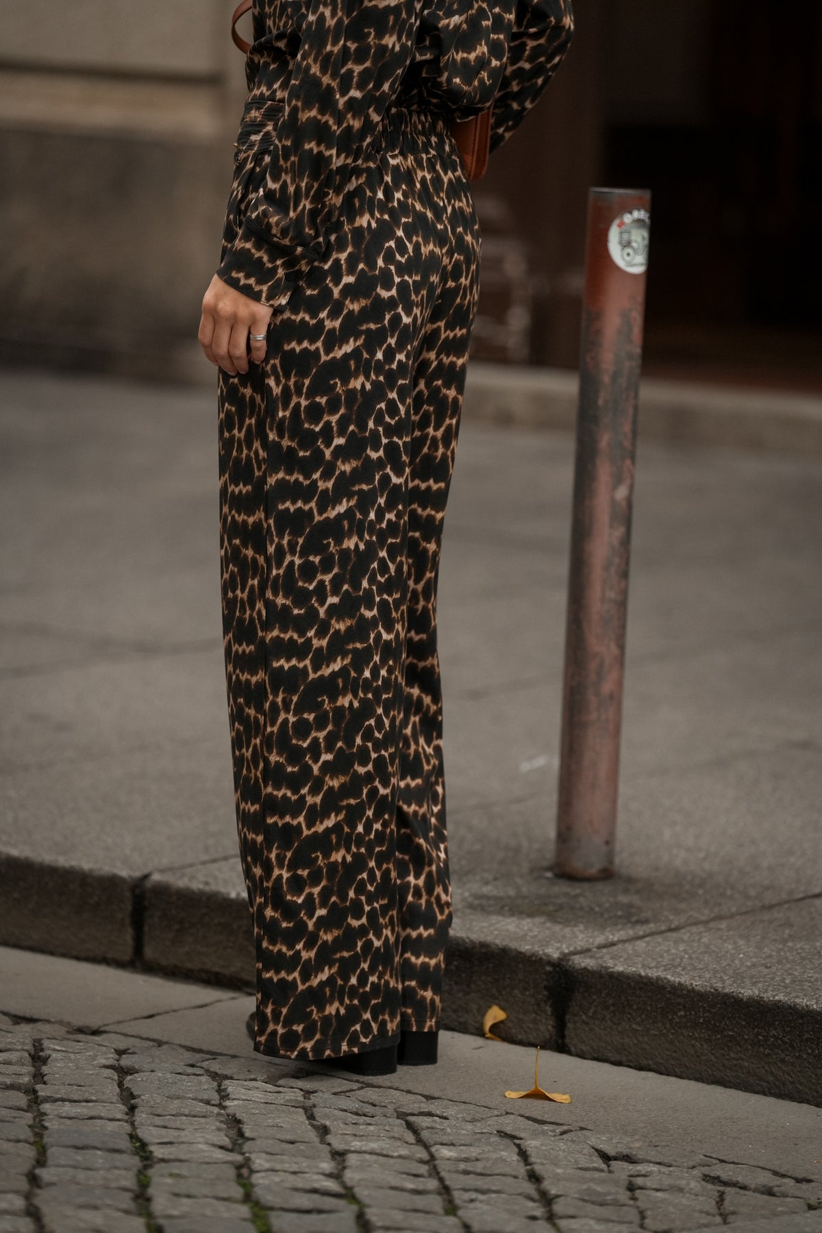 Calça Animal Print em Viscose