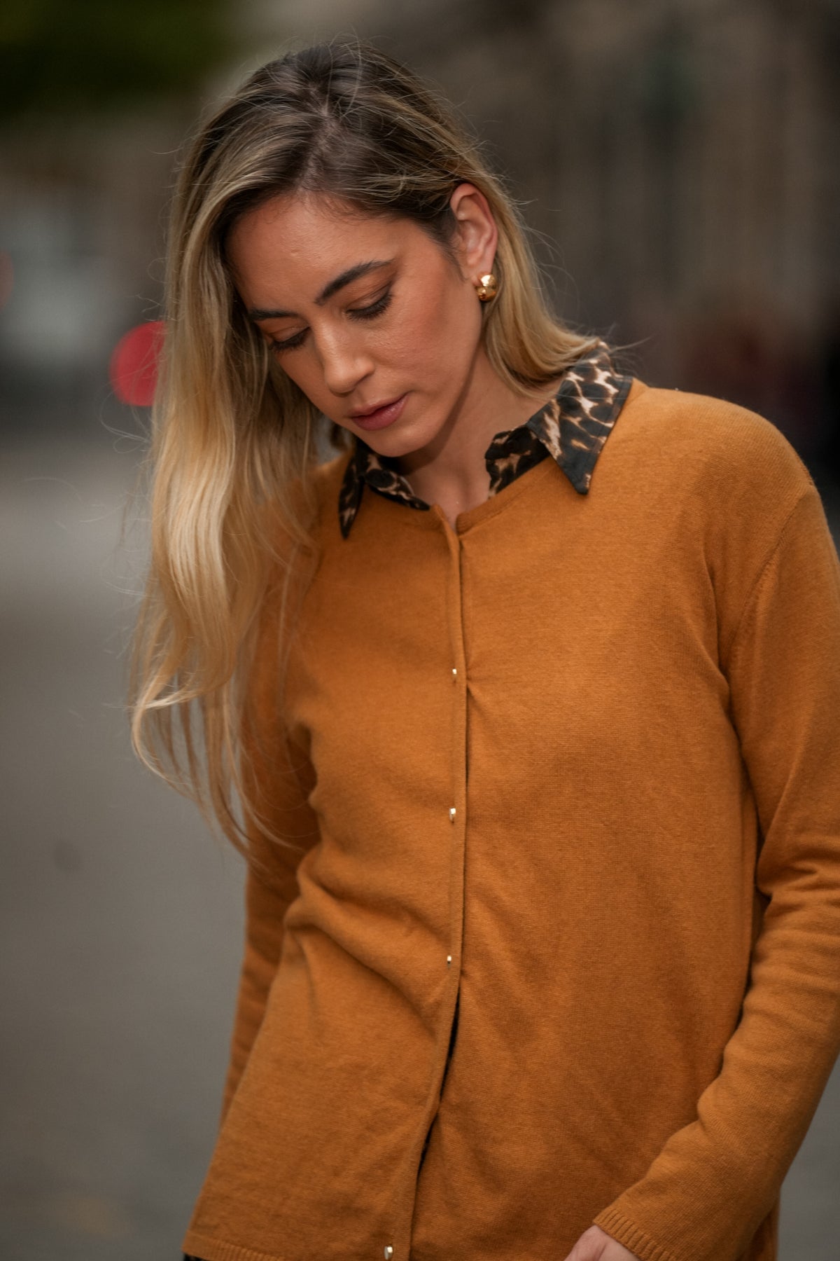 Casaco Camel Elegante