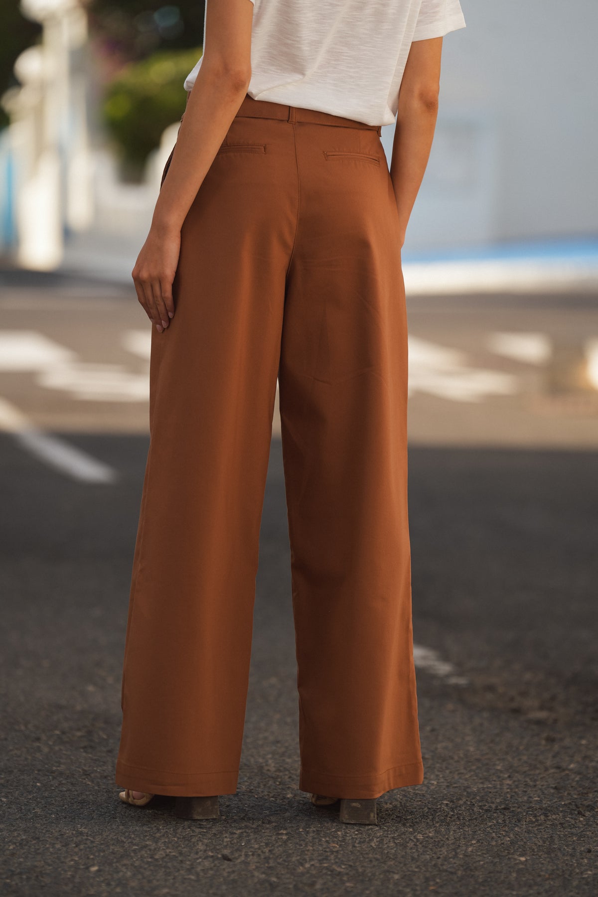 Wide Twill Pants