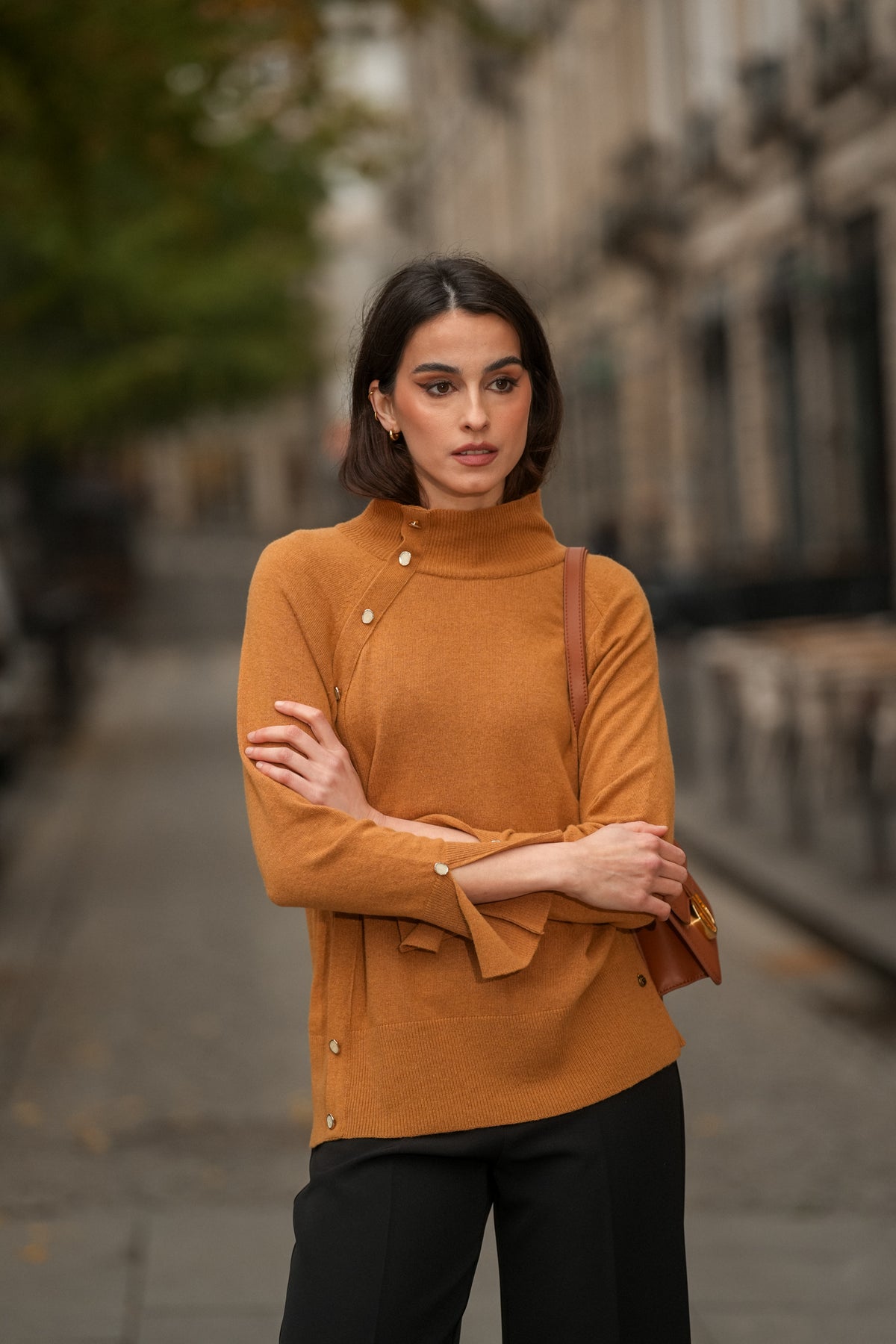 Camisola com Botões Decorativos