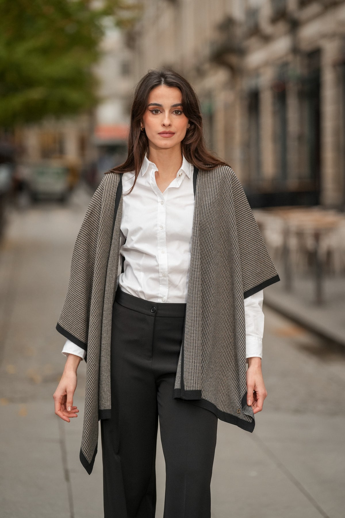 Casaco Capa Pied-de-Poule