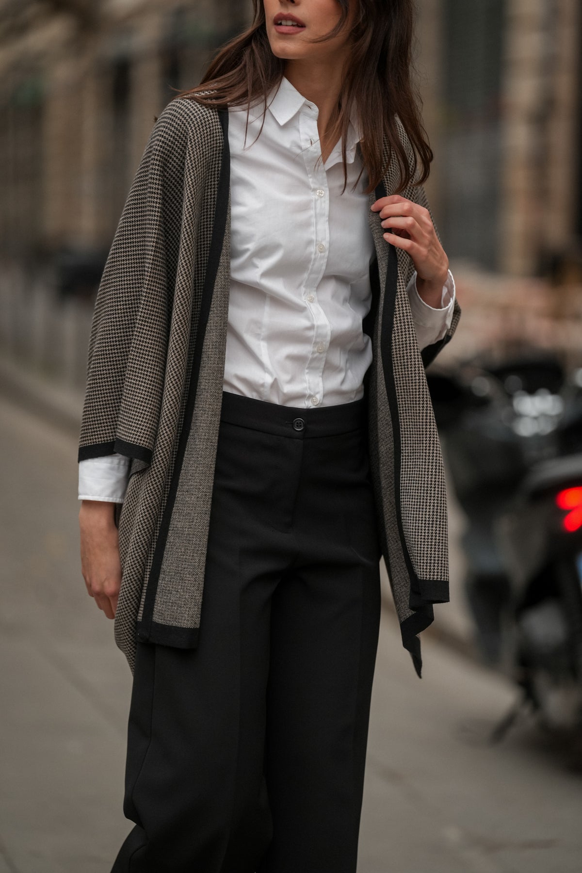 Casaco Capa Pied-de-Poule