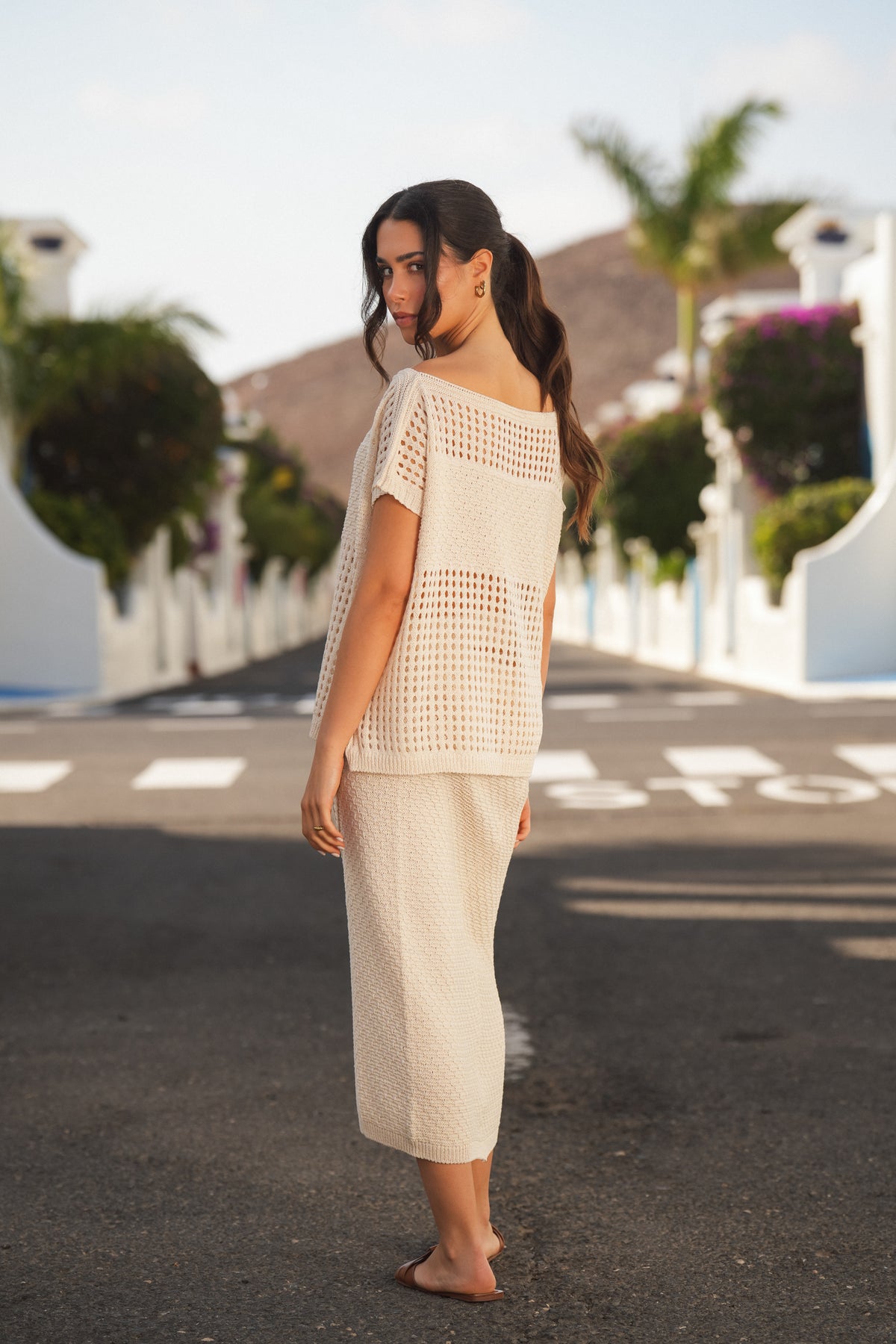 Saia de Malha Texturada