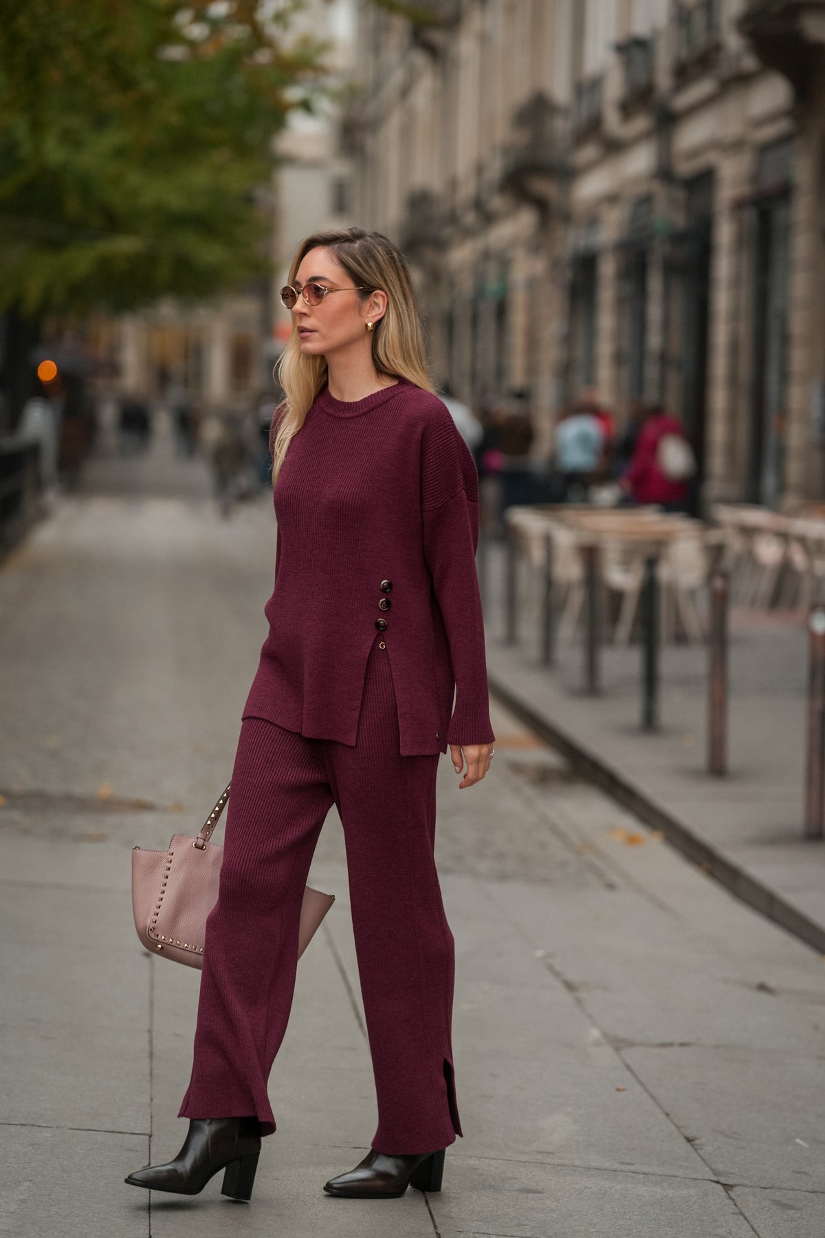 Camisola com Botões Laterais