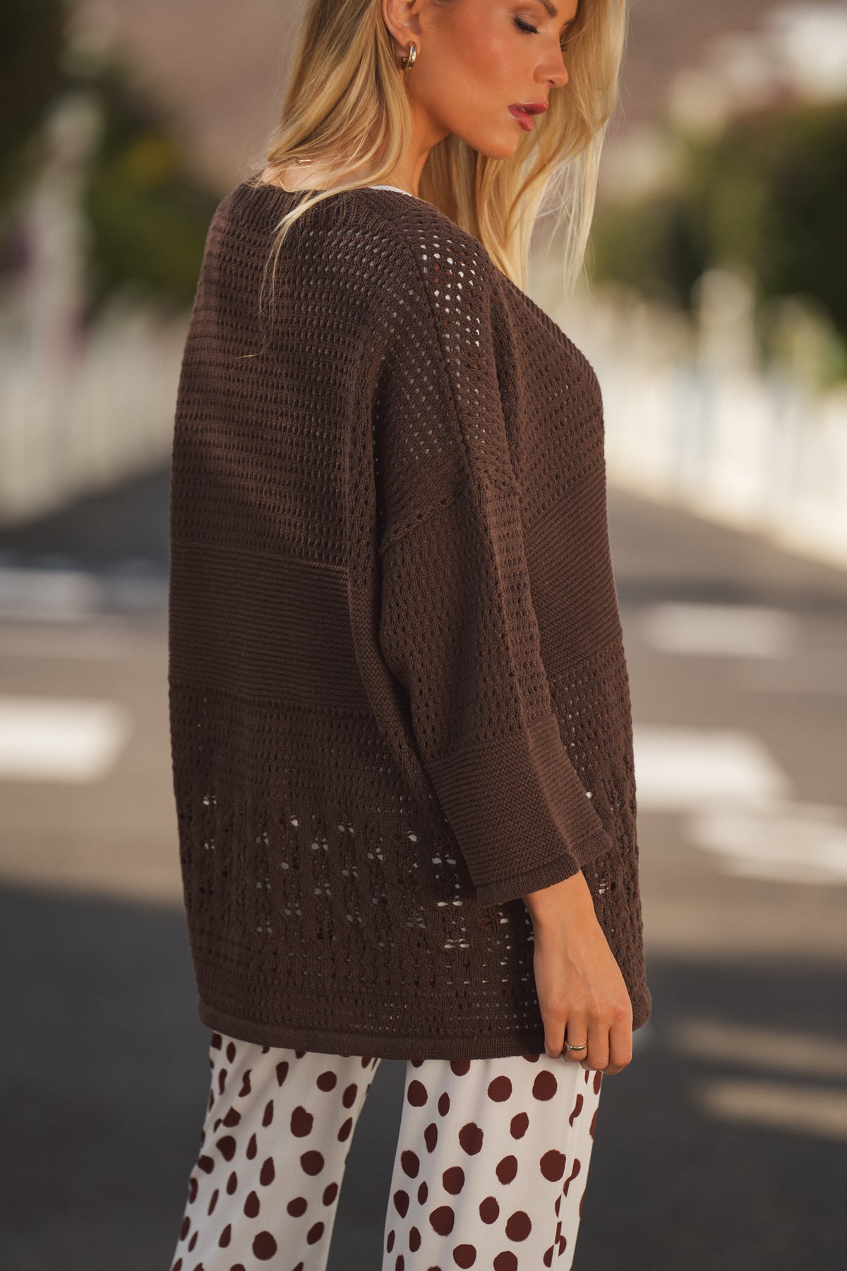 Casaco de Malha Texturada