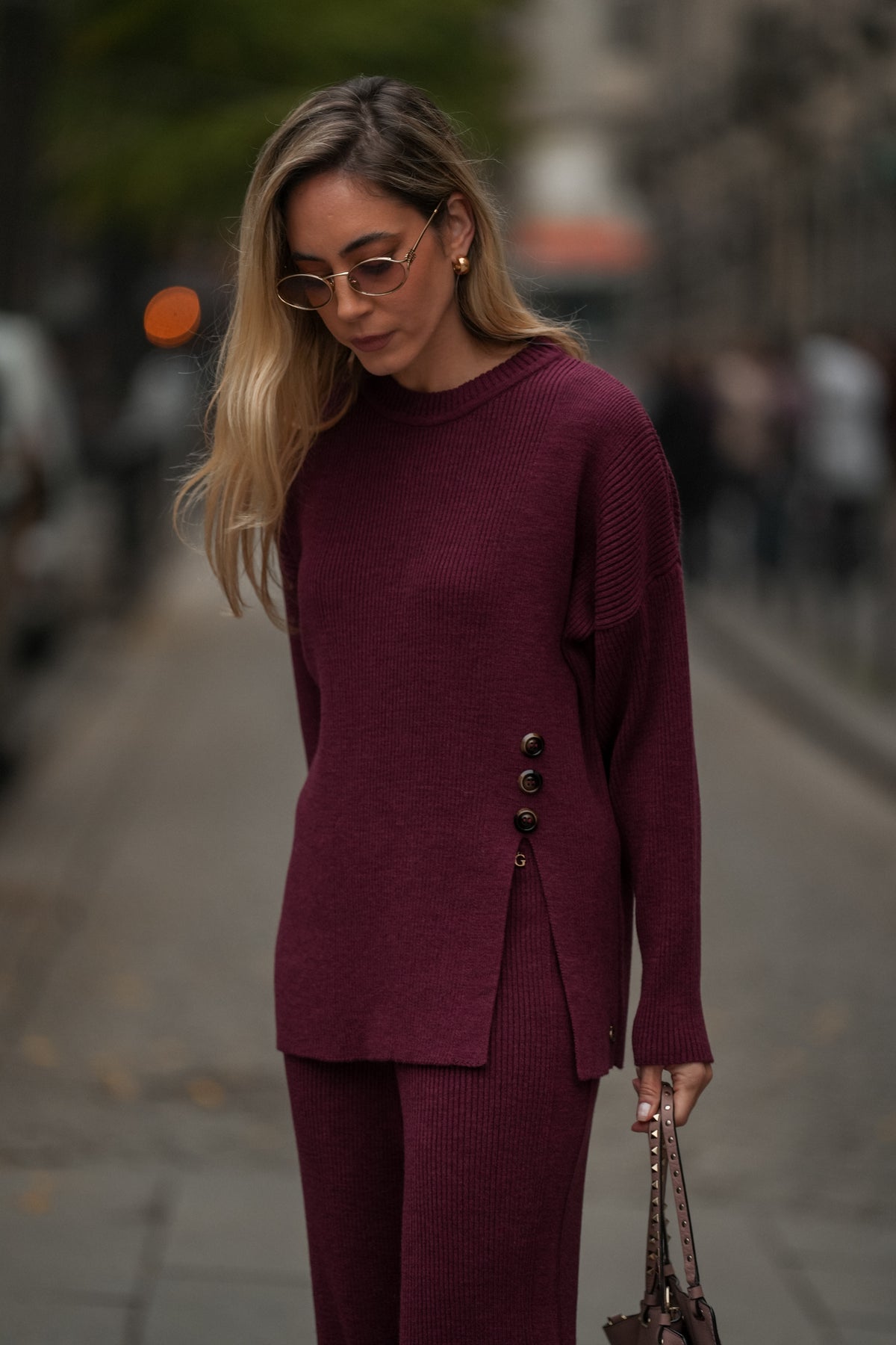 Camisola com Botões Laterais | GUIMANOS