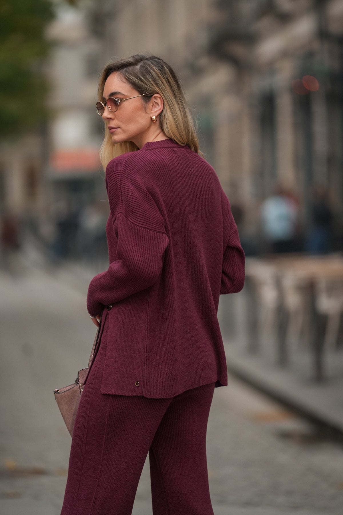 Camisola com Botões Laterais | GUIMANOS – vista 2