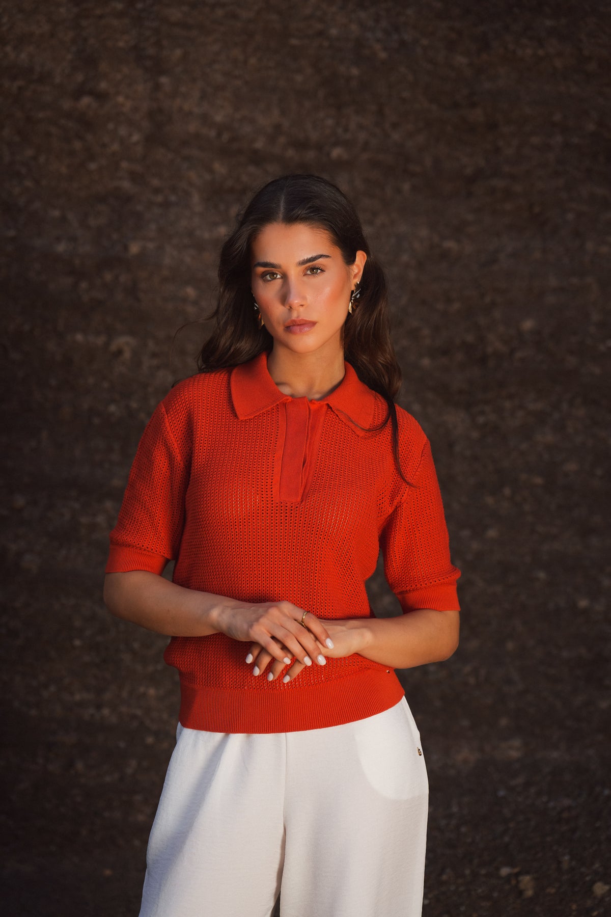 Polo de Malha Perfurada