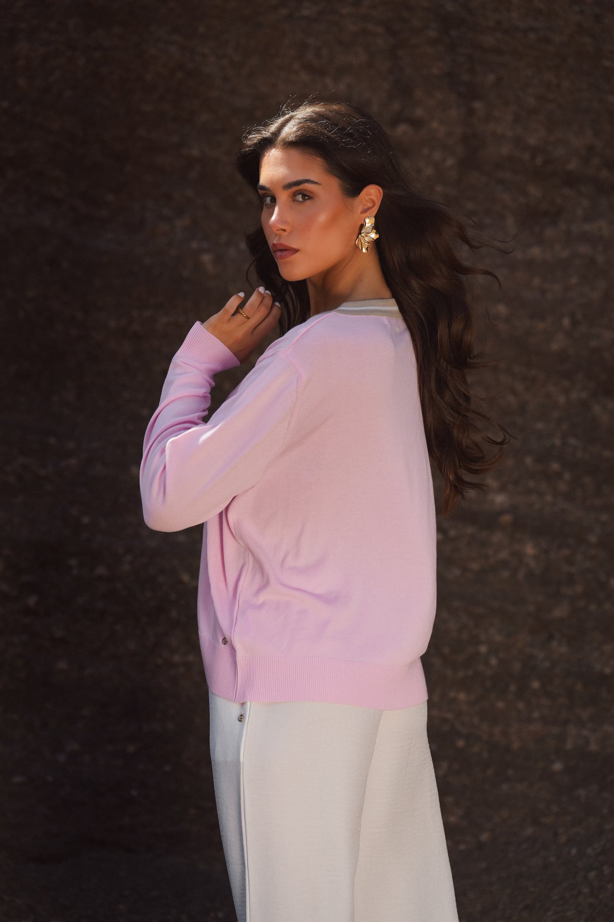 Camisola de Malha com Botões