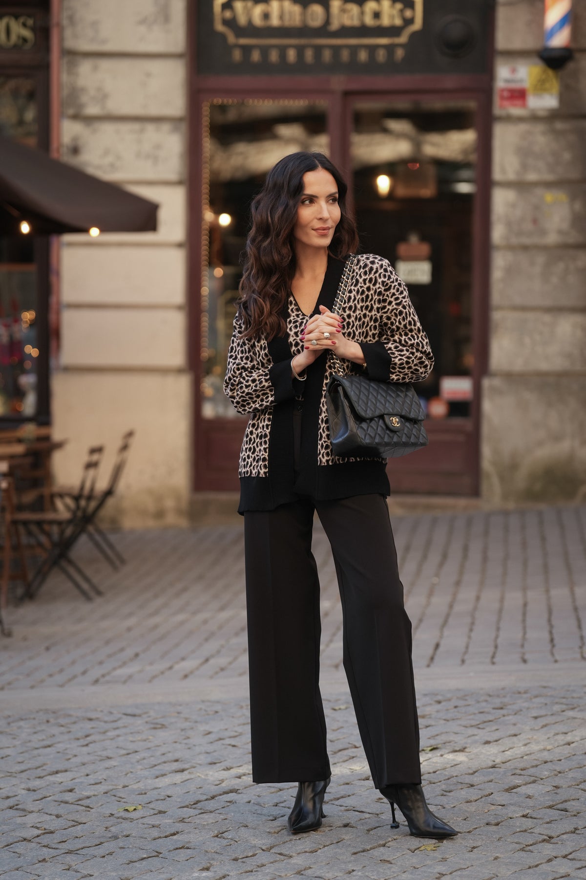 Camisola de Bico Animal Print
