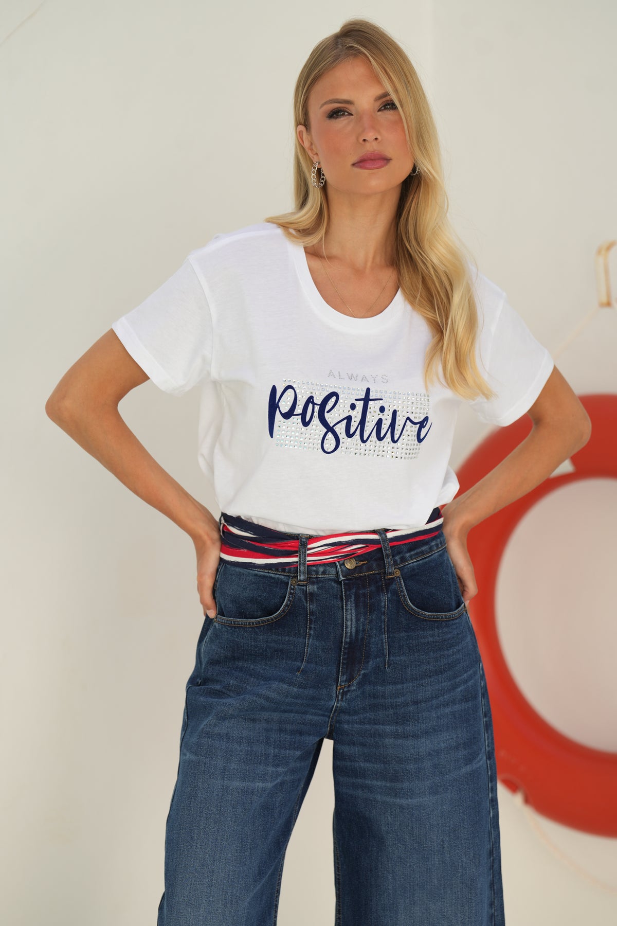 T-Shirt  "Always Positive"