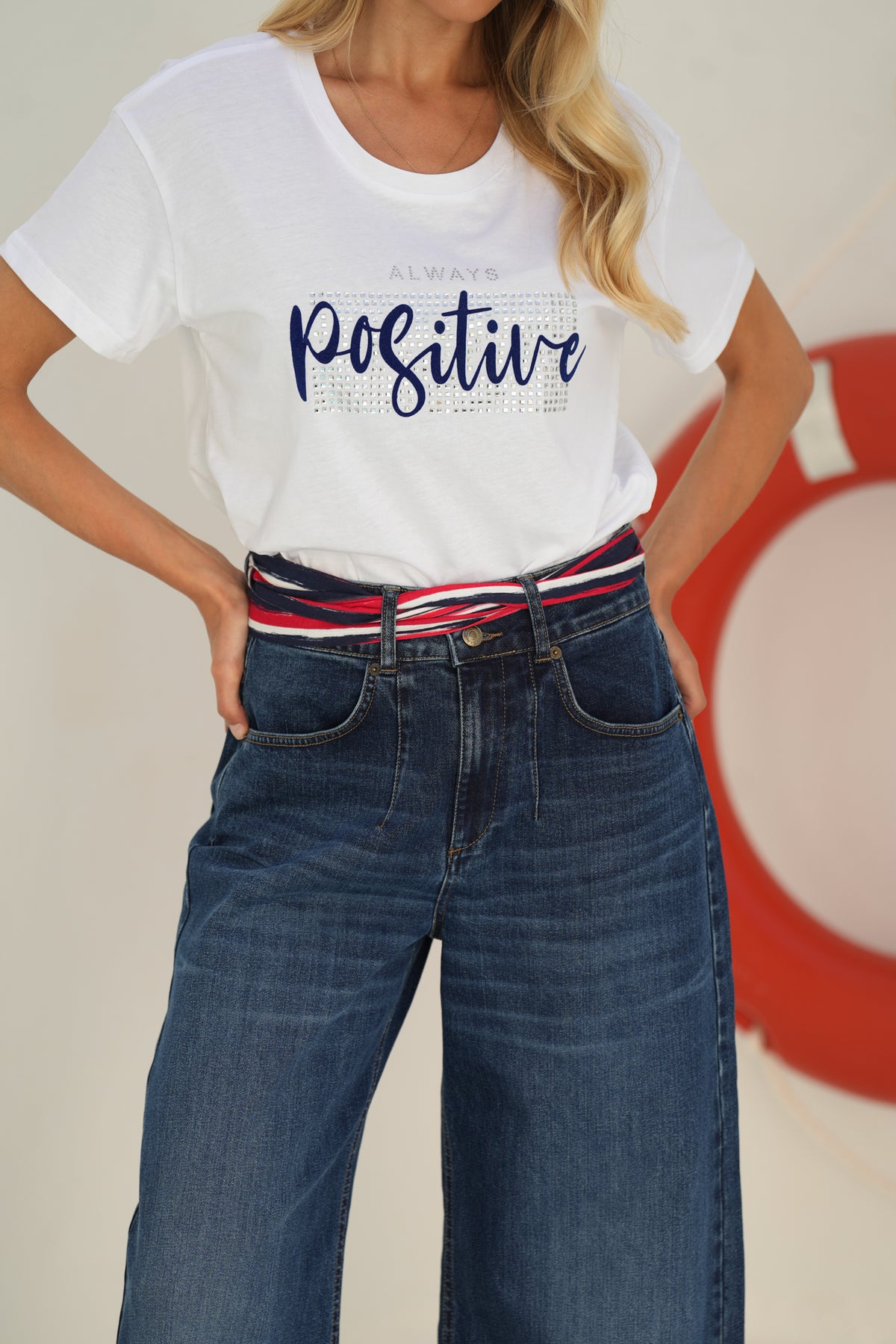 T-Shirt  "Always Positive"