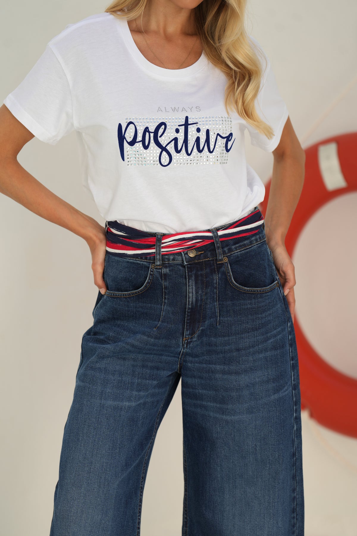 Calças de Ganga Wide Leg