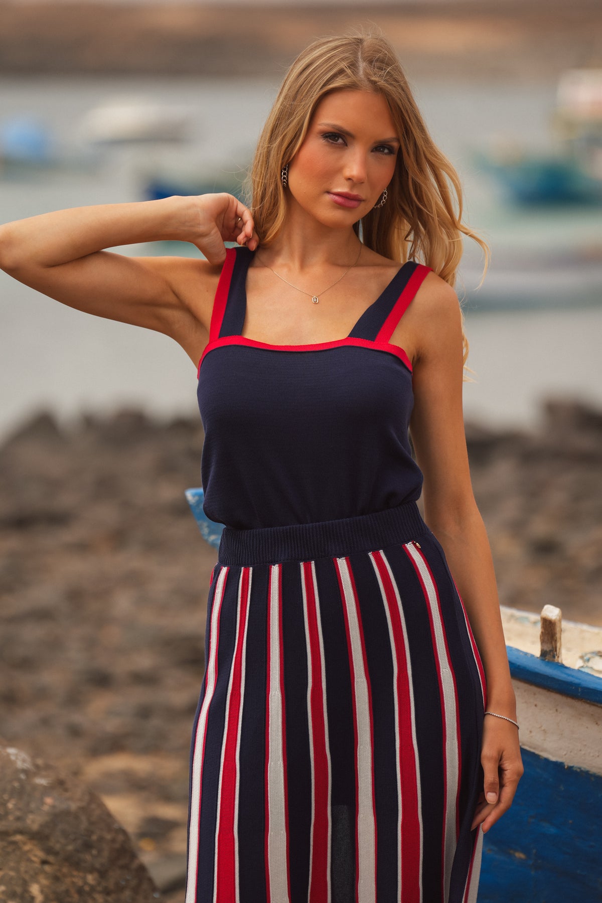 Top de Alças em Malha