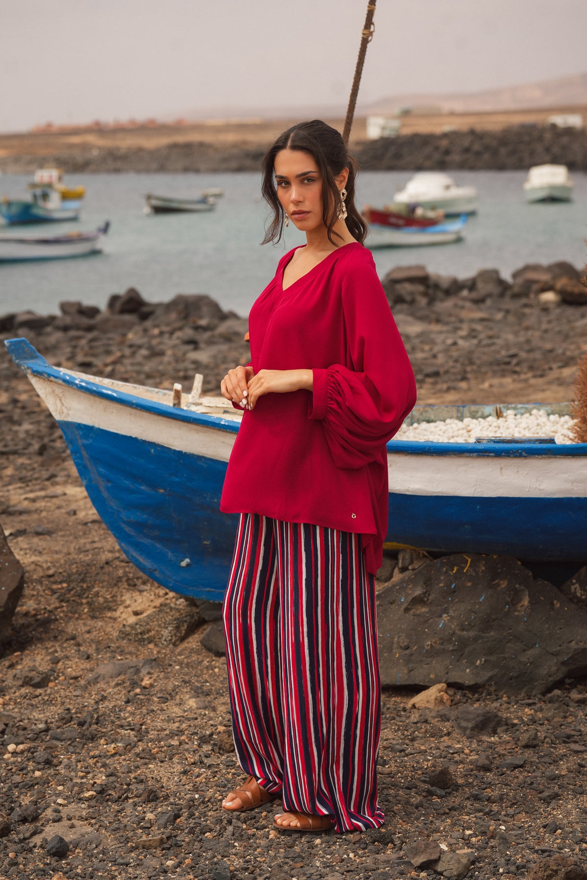 Blusa Fluida Vermelha