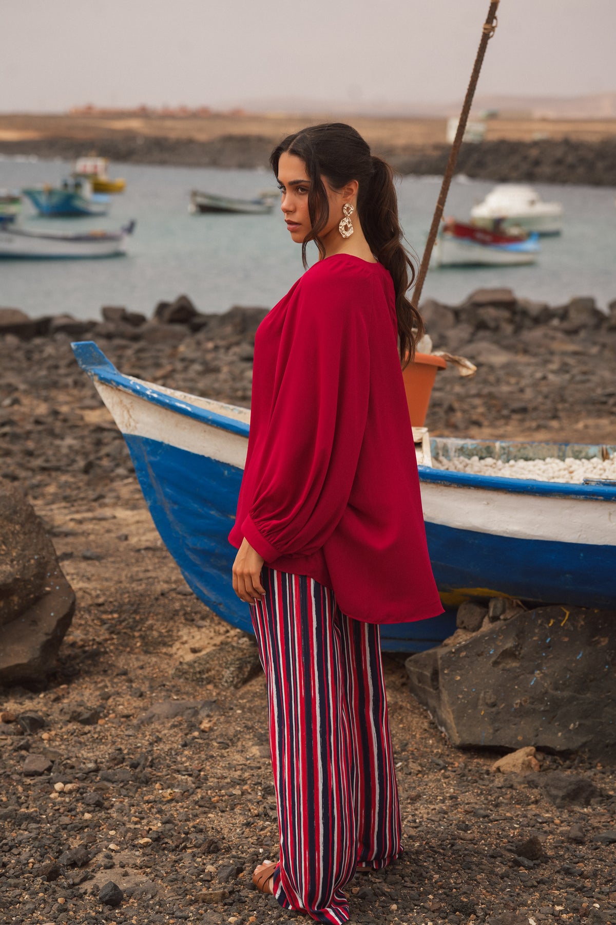 Blusa Fluida Vermelha