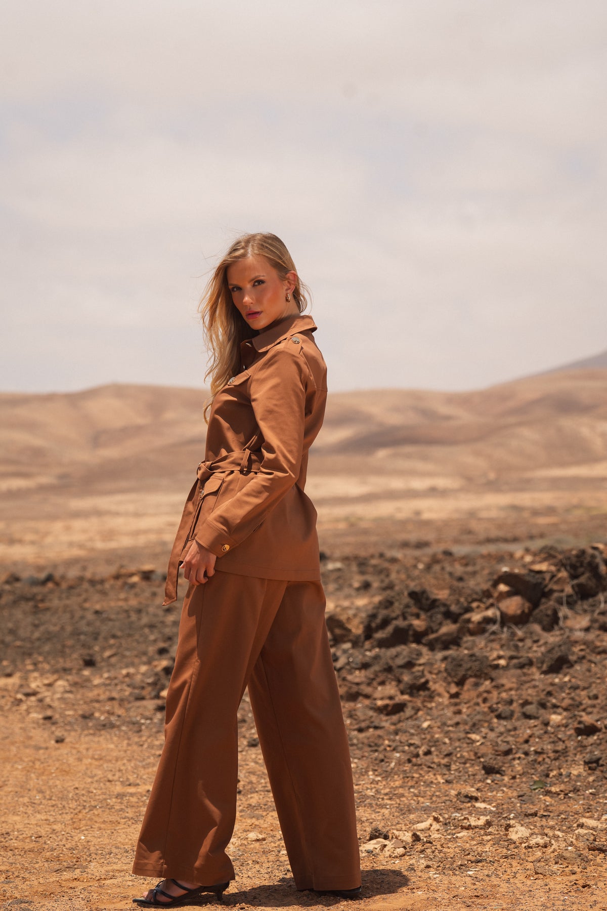 Casaco Safari Cintado