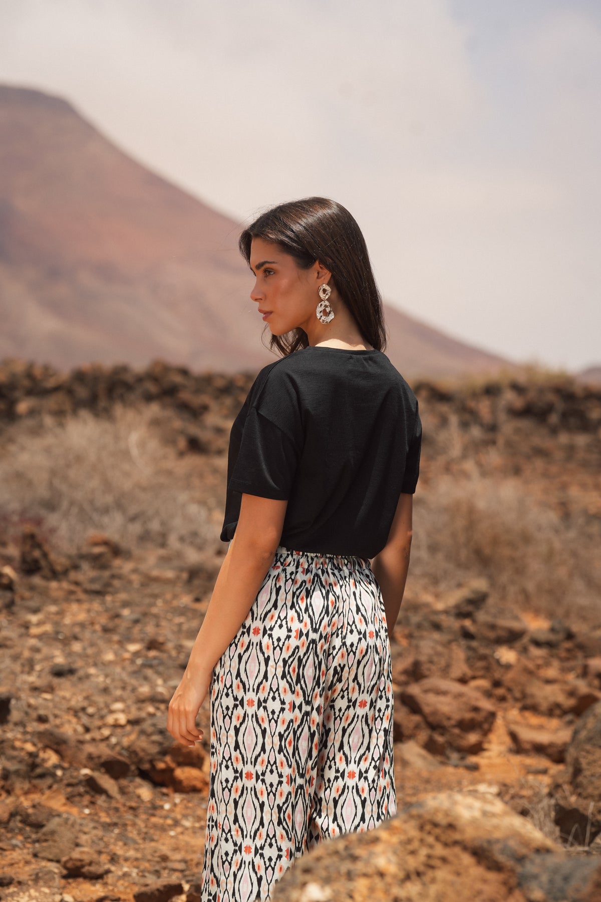 Calça Fluida Estampada | GUIMANOS – vista 2