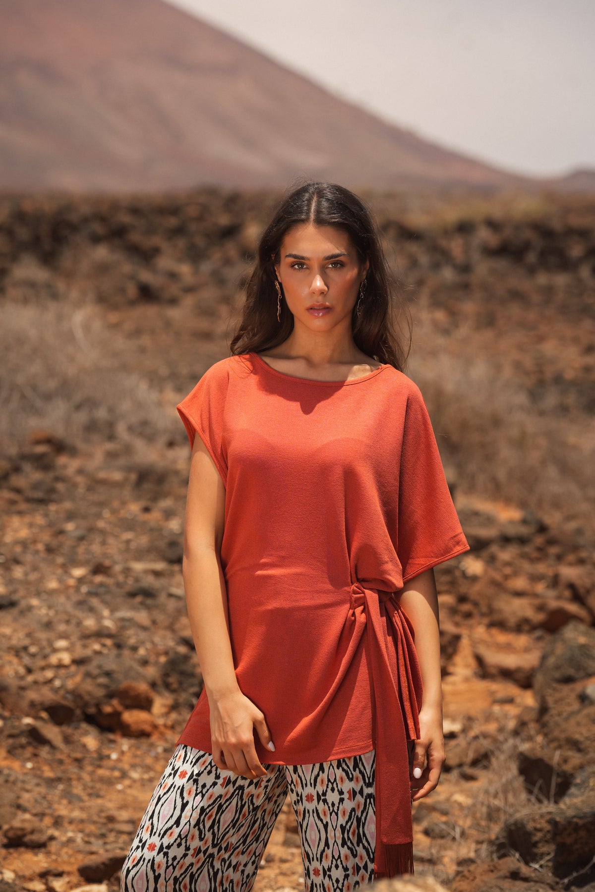 Tunic with a Side Knot