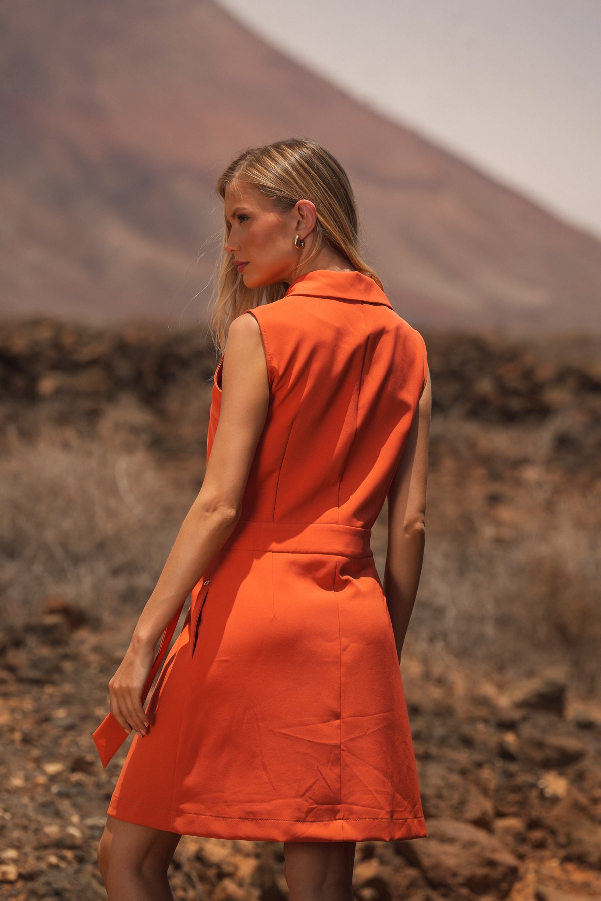 Vestido Estruturado com Cinto | GUIMANOS – vista 4