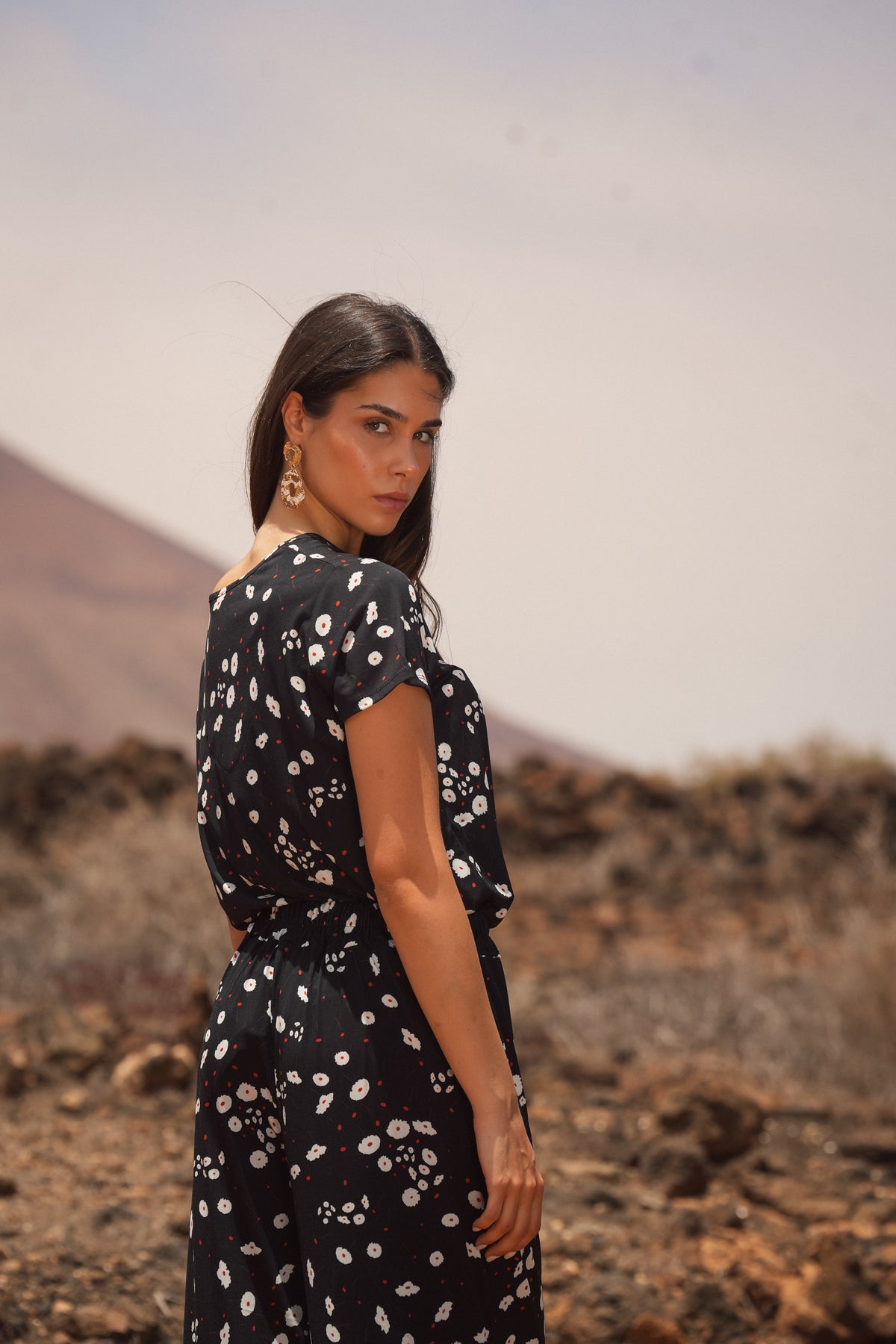 Blusa Fluida Estampada