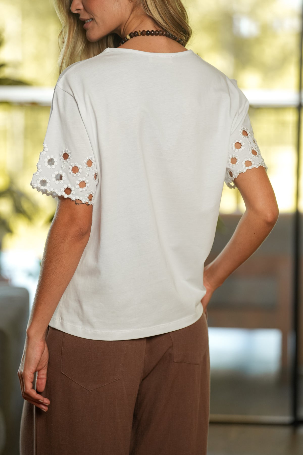 T-shirt Manga Bordada | GUIMANOS – vista 5