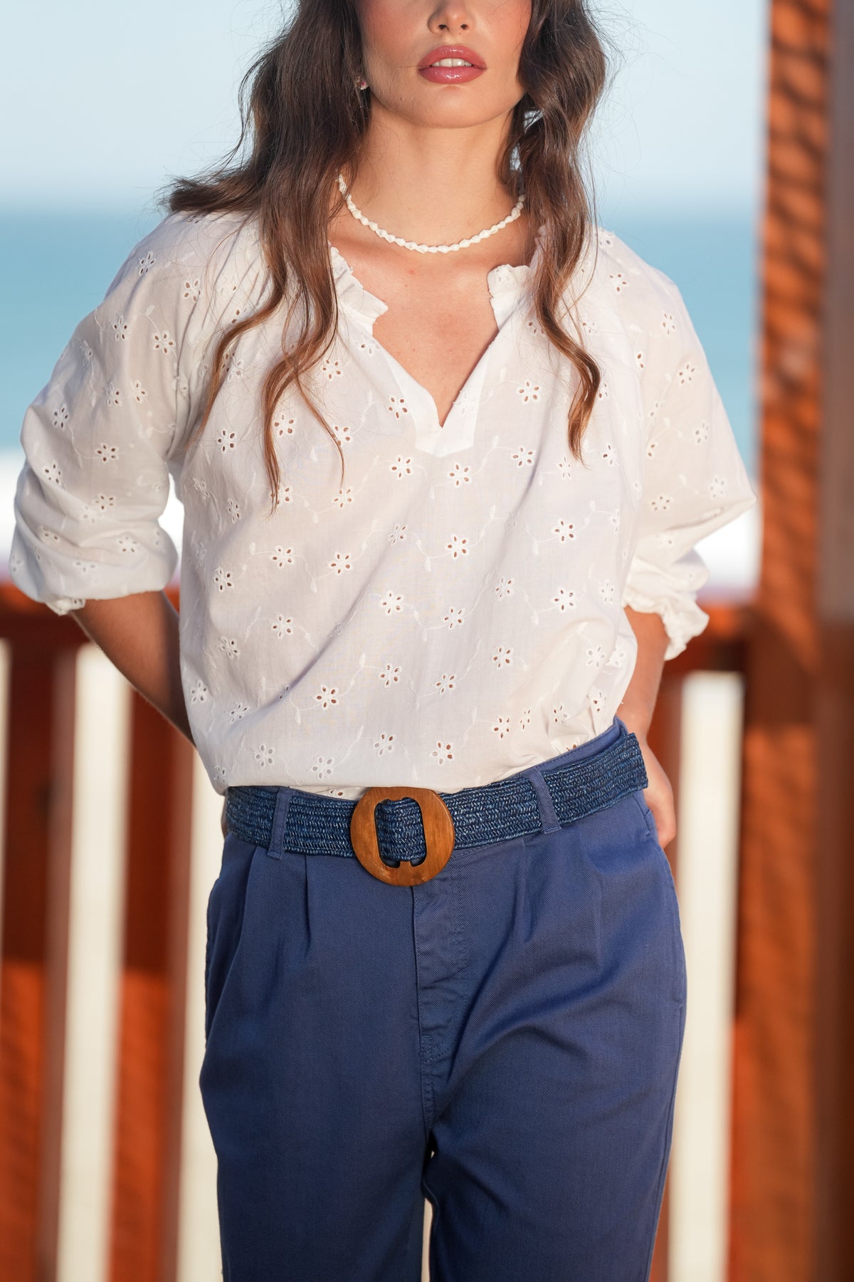 Blusa Bordado Inglês