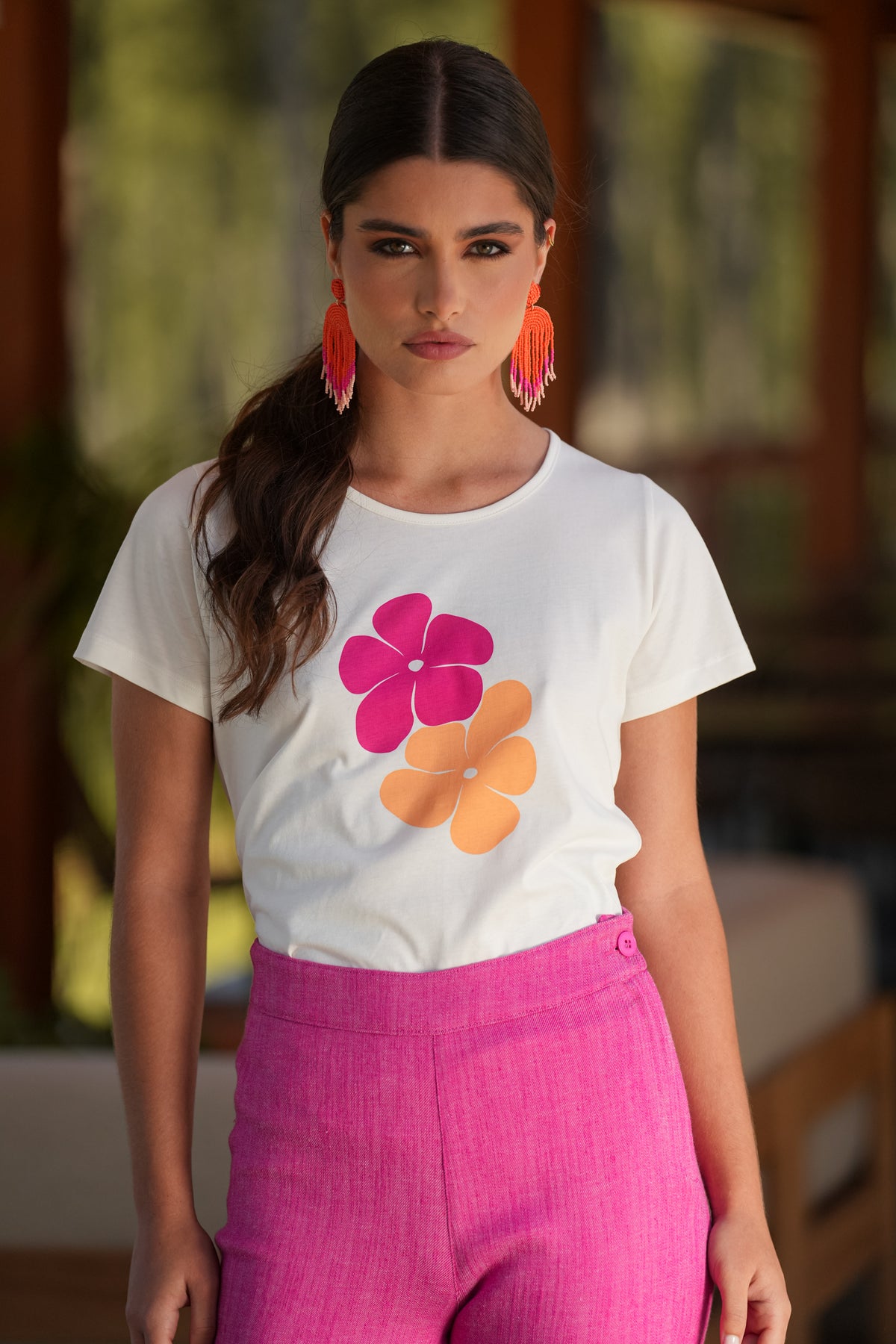 T-shirt Flores