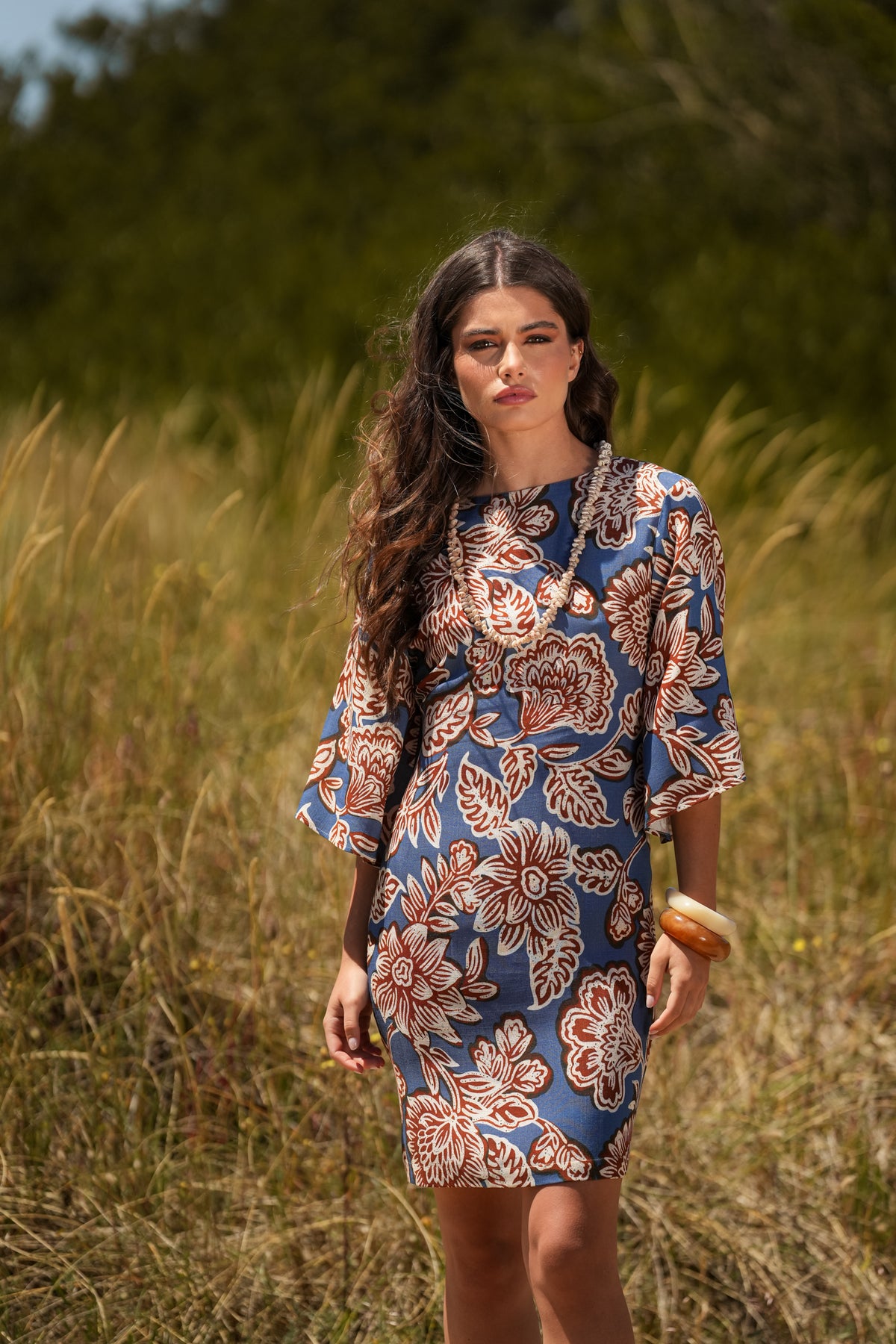 Vestido Curto Estampado