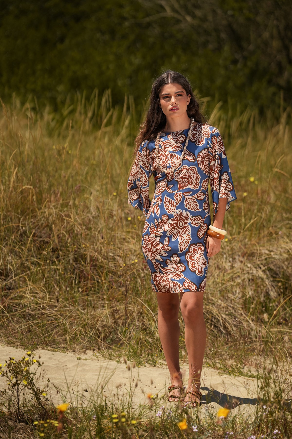 Vestido Curto Estampado
