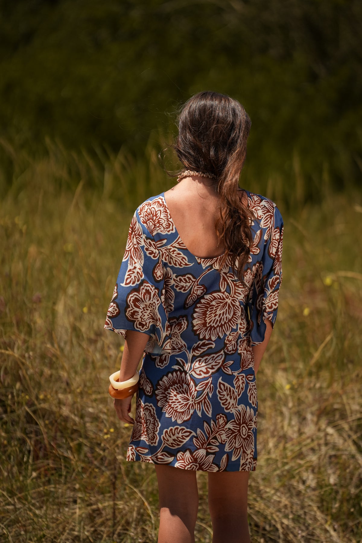 Vestido Curto Estampado