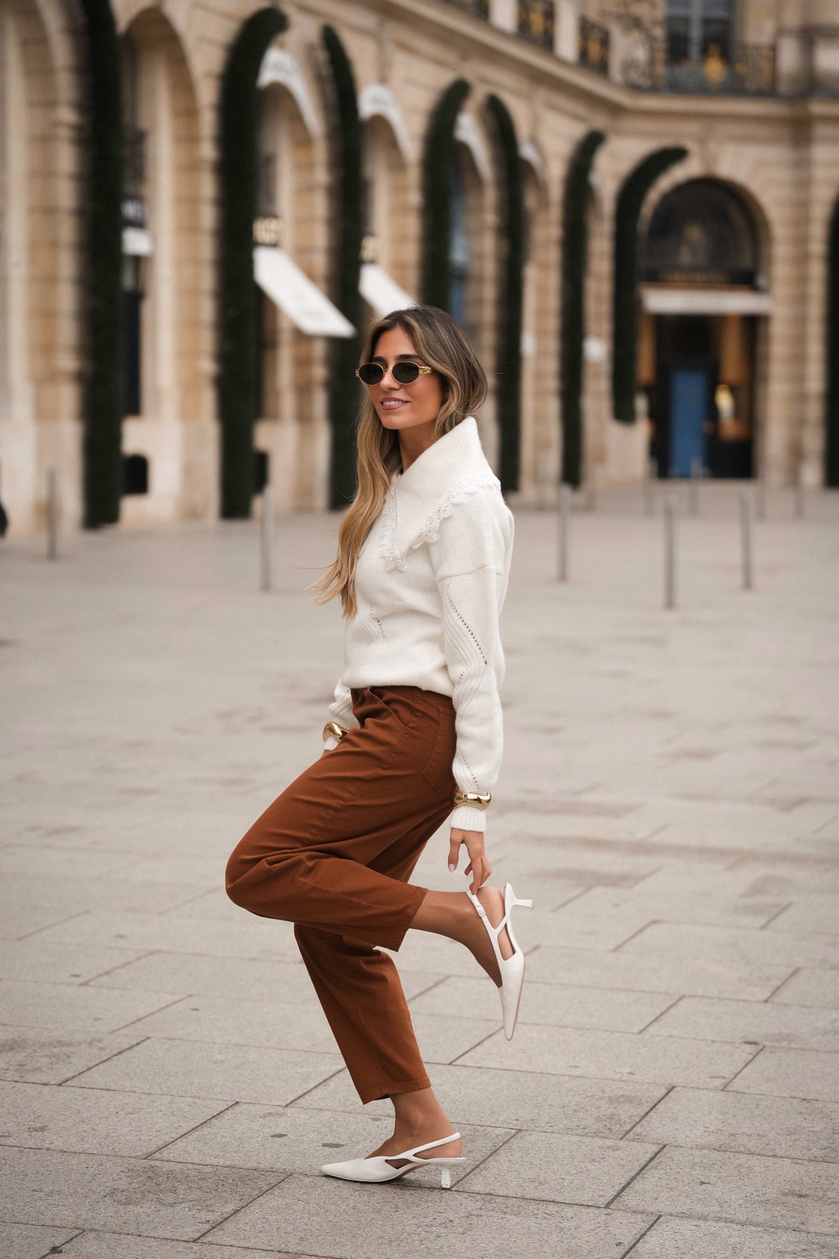 Camisola Gola com Renda | GUIMANOS – vista 4