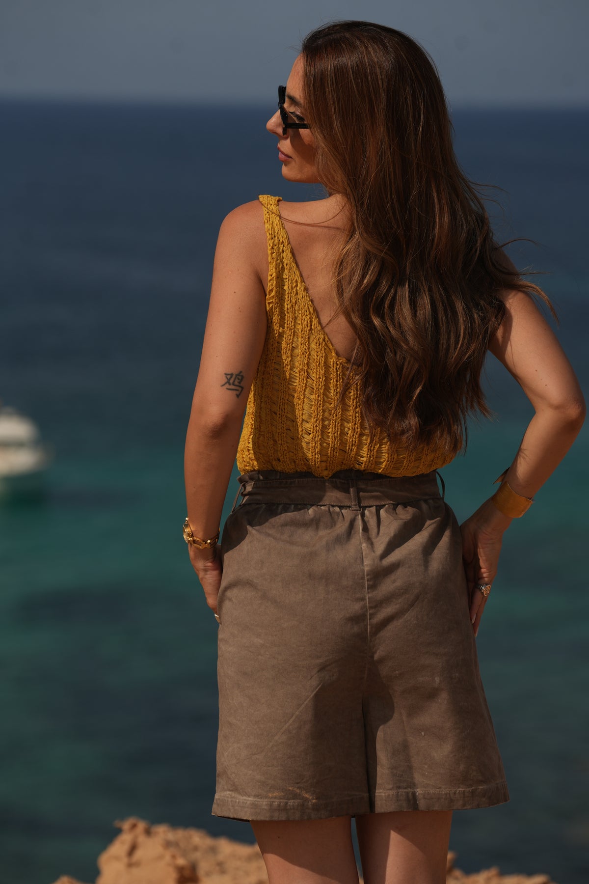 Elastic Shorts and Belt