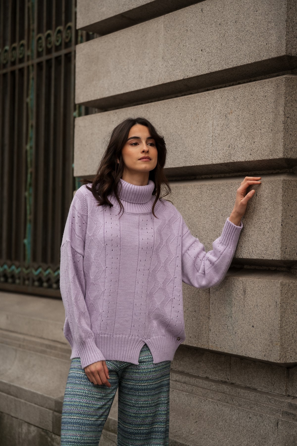 Camisola com Gola Alta