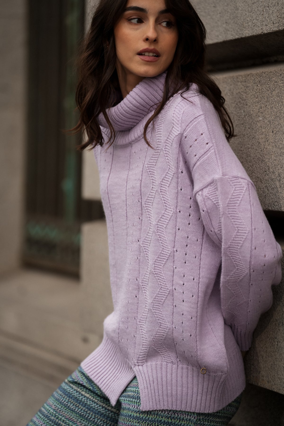 Camisola com Gola Alta